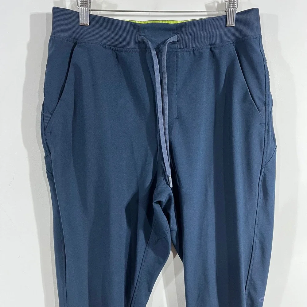 Birddogs Mens Athleisure Performance Joggers Navy Athletic Pants XL Casual Gym